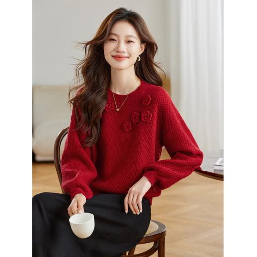 时尚洋气漂亮小衫宽松显瘦内搭毛衣 AS13-9162 商品图3