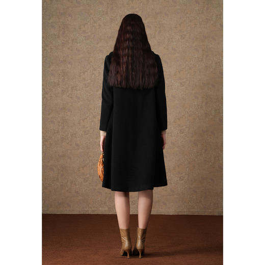 【100%绵羊毛】乔万尼冬绵羊毛大衣中长款呢子外套EI4A530 商品图9