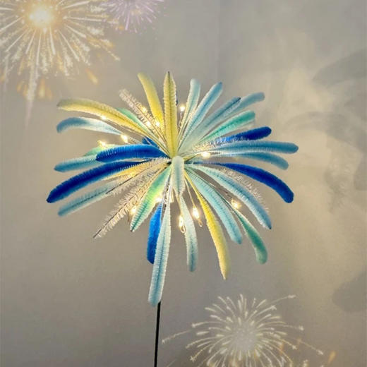 【超美❗️DIY扭扭棒烟花】烟火起 照人间 喜悦无边！手工自制材料包创意新年礼物氛围感拍照送朋友新年蛇年春节年货 商品图8