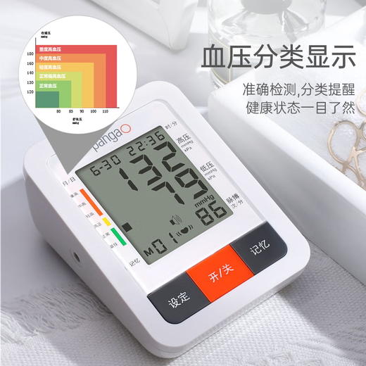 攀高-电子血压计PG-800A31S 商品图1