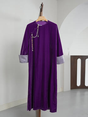 B250361-T丝绒连衣裙