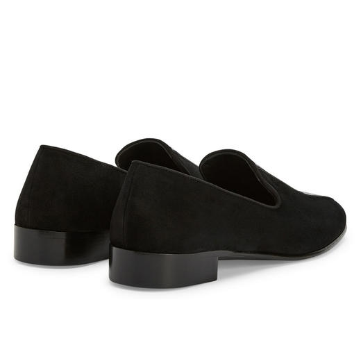 Giuseppe Zanotti 男士鳄鱼纹皮革乐福鞋 黑色 IU40021002 商品图2