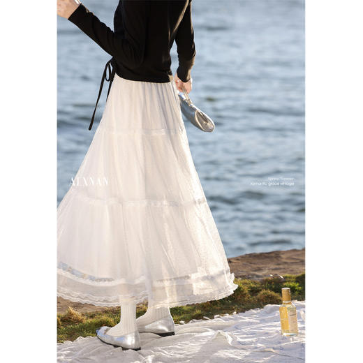 鹿向南「梦境幻想」气质a字半身裙 商品图0