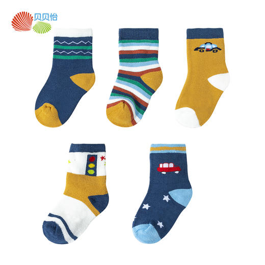 贝贝怡宝宝袜（6双装）ZB5DP076 商品图0