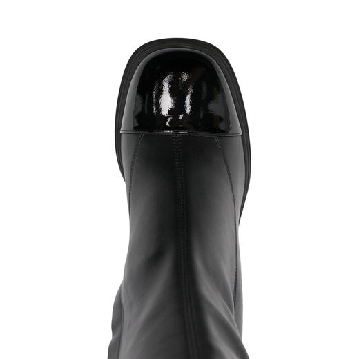 Giuseppe Zanotti 女士拉链皮革高跟靴 黑色 I370008005 商品图3