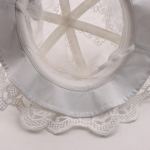 棉果果专柜同款春夏女童蕾丝公主帽M224400400090 商品图3