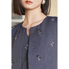 米思阳2026春季新款小众设计感钉珠刺绣西装时髦老钱风短外套4989 商品缩略图4