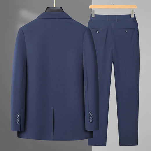 【商城同款】【DDS】大依优型大码西装休闲西服马甲三件套套装西裤外套裤子加肥加大肥佬休闲商务上衣男士胖子正装西装 商品图11