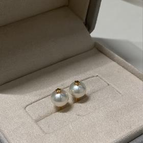 ANNANN金色星星珍珠耳钉