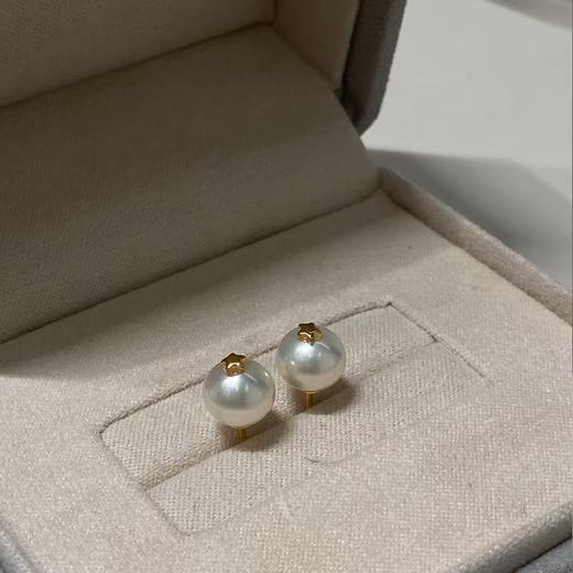ANNANN金色星星珍珠耳钉 商品图0