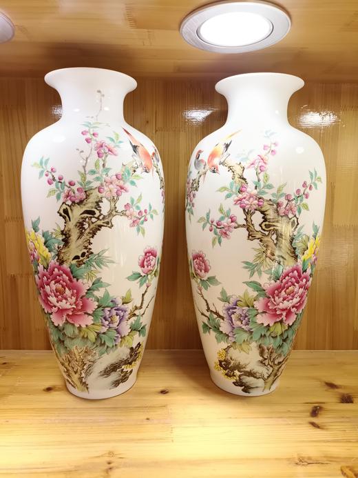 鸟语花香对瓶 商品图0