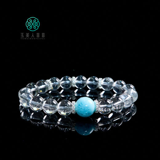 玉美人菲菲#水晶单圈圆珠手串约10-11mm 商品图0