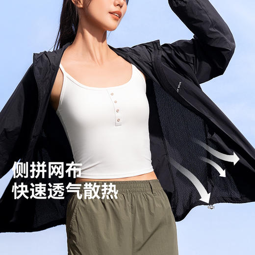 MOLYVIVI2025夏季全新小轻风轻纱山系高蔽率防紫外线透气百搭专业防晒衣 商品图2