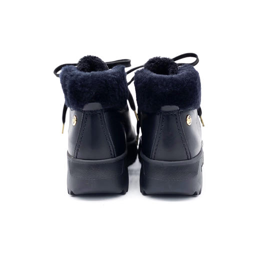 断码特价37码——西班牙原产时尚轻便加毛款女士皮靴 HB6黑色(优质保暖毛内衬) 商品图5