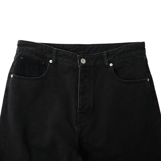 Drole de Monsieur Le Jean Noir 水洗直筒牛仔裤 商品图1