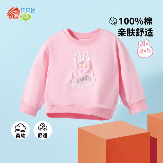 贝贝怡春季套头卫衣ZB1ES037 商品图0