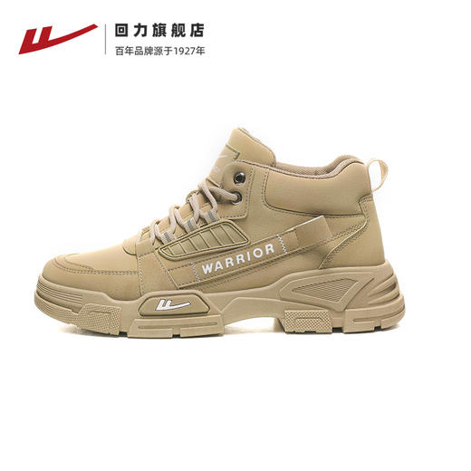 回力男鞋马丁靴秋冬高帮户外加绒棉鞋工装登山鞋子男款男士雪地靴0714 商品图1