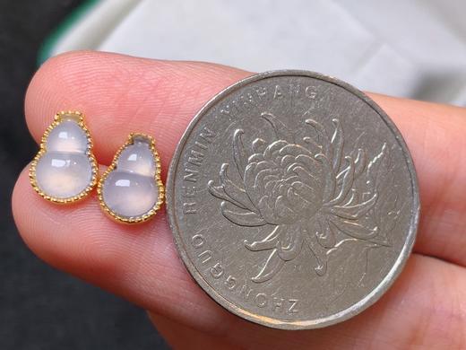 葫芦翡翠耳钉 商品图3