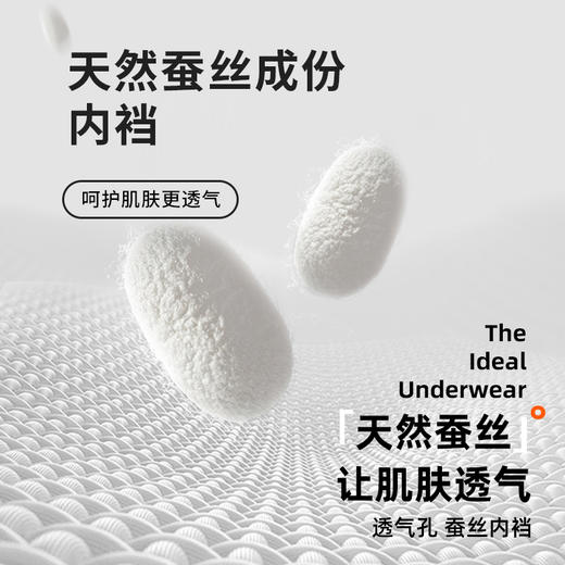 美奈川608兰精莫代尔桑蚕丝男内裤三件装(冰兰，冰绿，卡其绿)DK13064 商品图9