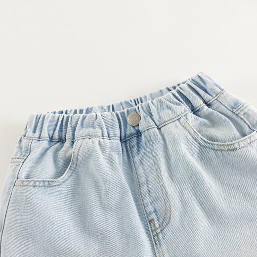 马克珍妮女童时尚百搭直筒牛仔裤 儿童裤子2025年春装新款250272 商品图3