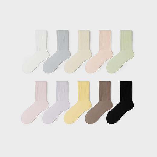 都市丽人中高含棉简约生活常规袜LCHDB6 商品图1