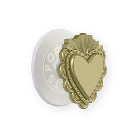 【甜】热烈之心·MagSafe圆啪嗒 MAGSAFE磁吸手机气囊支架 Round圆啪嗒系列 黄色 爱心