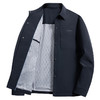 【新款DKP】大依优型大码男装翻领夹克外套加肥加大胖子休闲商务上衣大号百搭 商品缩略图7