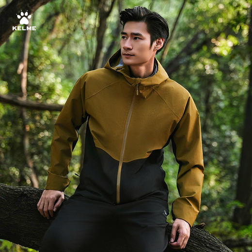 卡尔美春季新款城市野营系列男士梭织外套（连帽） 商品图1