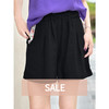 TYNVIE 花边袋口短裤-黑色 商品缩略图0