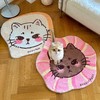 BLEU et ROSE【Bagel Cat】毛绒地毯 商品缩略图0
