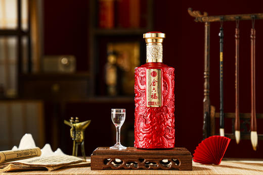 【春节热款】金六福福锐龙彩 兼香型白酒 50.8%vol 500ml*6瓶 商品图6