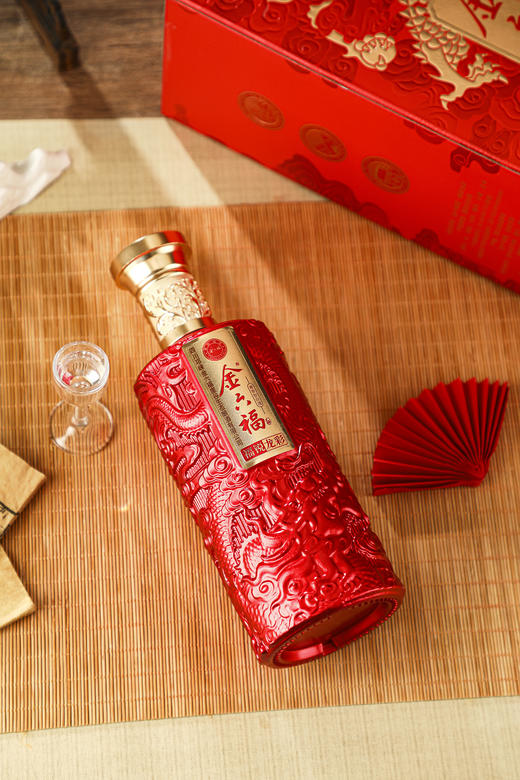 【春节热款】金六福福锐龙彩 兼香型白酒 50.8%vol 500ml*6瓶 商品图13