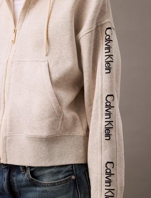 新年折扣！CK女士logo拉链帽衫卫衣 商品图8