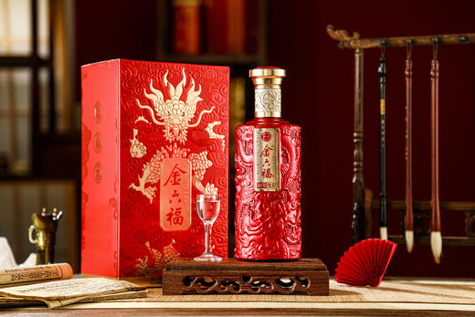 【春节热款】金六福福锐龙彩 兼香型白酒 50.8%vol 500ml*6瓶 商品图7