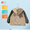 贝贝怡男童外套2025春秋新款户外运动休闲防风连帽夹克ZB1ES034 商品缩略图1