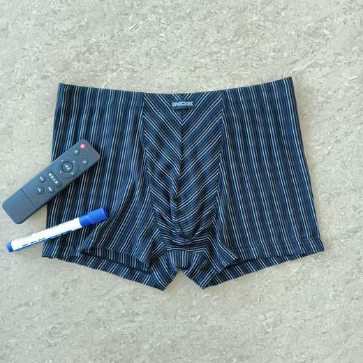 2CP88  【1条】莫代尔柔软撞色间条男士平角内裤【2CP68/024/A3211/A3212】 商品图4