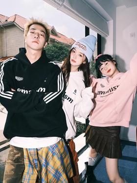 Lemanism/DJLFL-LG8002042/美式三条杠连帽卫衣