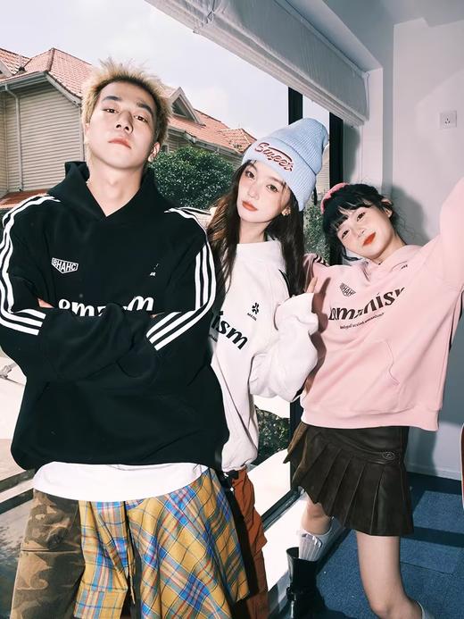 Lemanism/DJLFL-LG8002042/美式三条杠连帽卫衣 商品图0