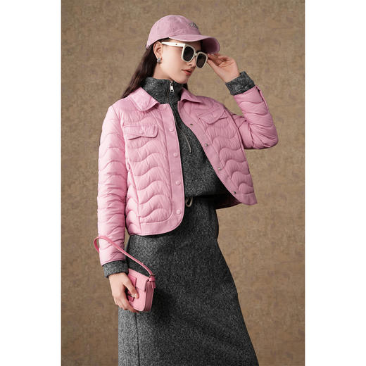 乔万尼短款显高羽绒服轻盈日常简约短款EM4T642 商品图1