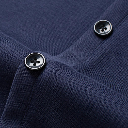 罗蒙男士秋冬针织衫休闲百搭舒适男毛衣简约通勤假两件针织衫男 商品图6