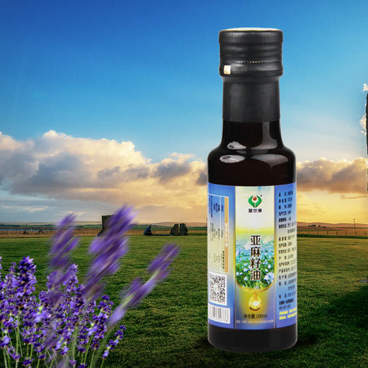 富世康初冷榨亚麻籽油 食用油植物油 商品图6