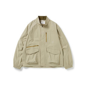 WHEELS and WIND 防泼水防污立领工装夹克外套