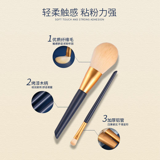 网红同款 尔木同萄刷子12支化妆刷套装刷子彩妆便携全套软毛腮红眼影刷 商品图2