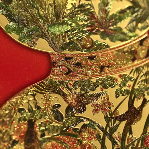 【摆件】福禄平安金丝绣足金摆件 商品图4