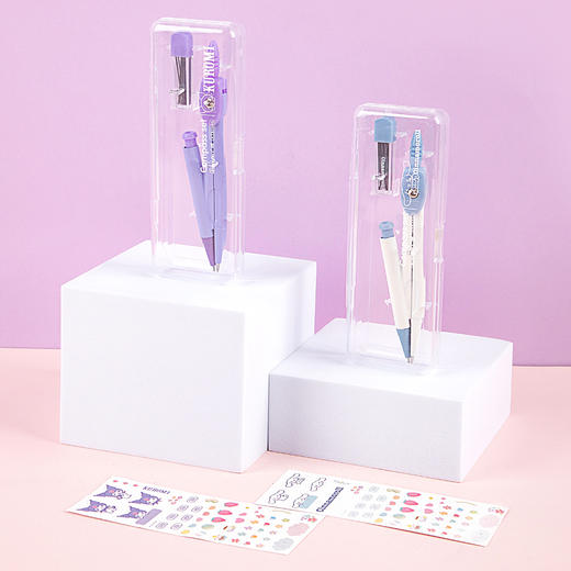 广博软直尺20cm&无印风套尺&三丽鸥正版授权IP圆规两件套 商品图13