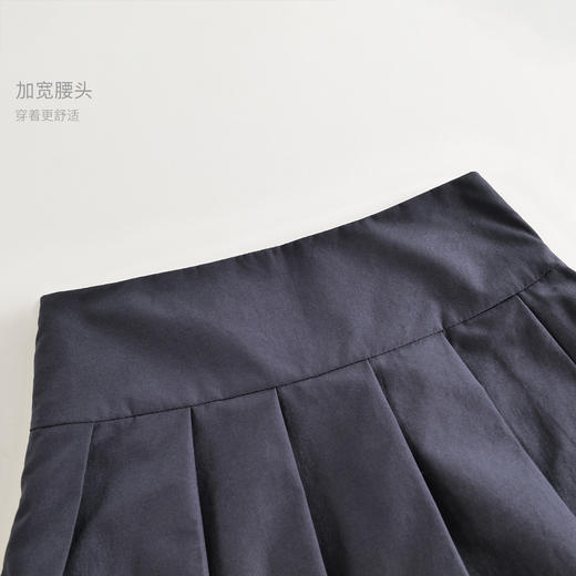 马克珍妮女童元气学院撞色百褶半裙 儿童短裙2025年春装新250225 商品图4