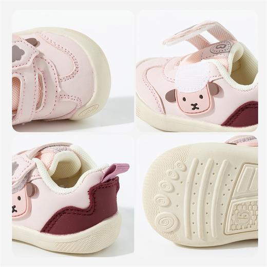 贝贝怡春季新款男女宝宝学步鞋婴幼儿童魔术贴稳步鞋软底舒适包头防踢鞋ZB1EX025 商品图8