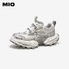 MIO米奥复古圆头厚底机甲风老爹鞋轻便休闲女单鞋M251586763 商品缩略图1