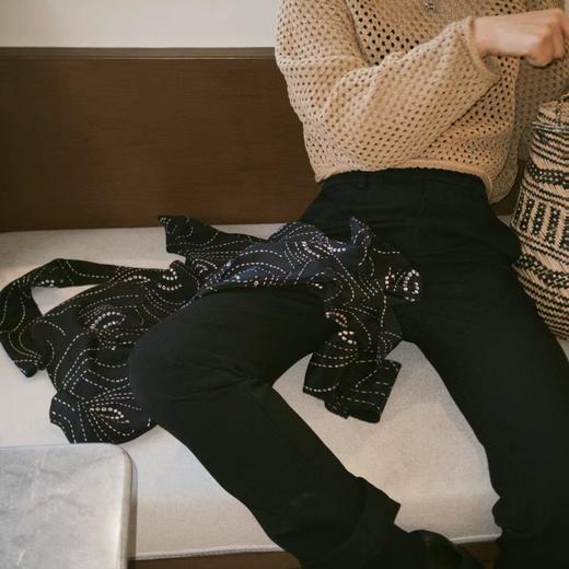 顺丰包邮43017洛诗琳经典随性百搭修身小直筒瘦腿西裤693 商品图4