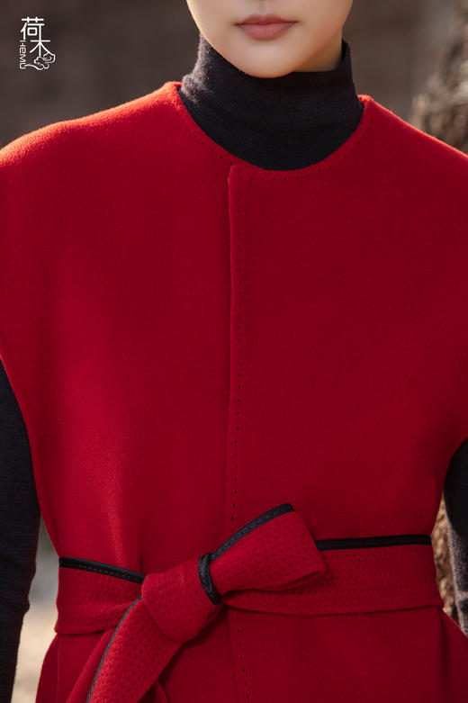 荷木HEMU丨2025新春系列「礼愿」·短马甲 商品图2
